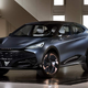 The CUPRA Tavascan concept, our first proper look at what CUPRAs design language looks like.